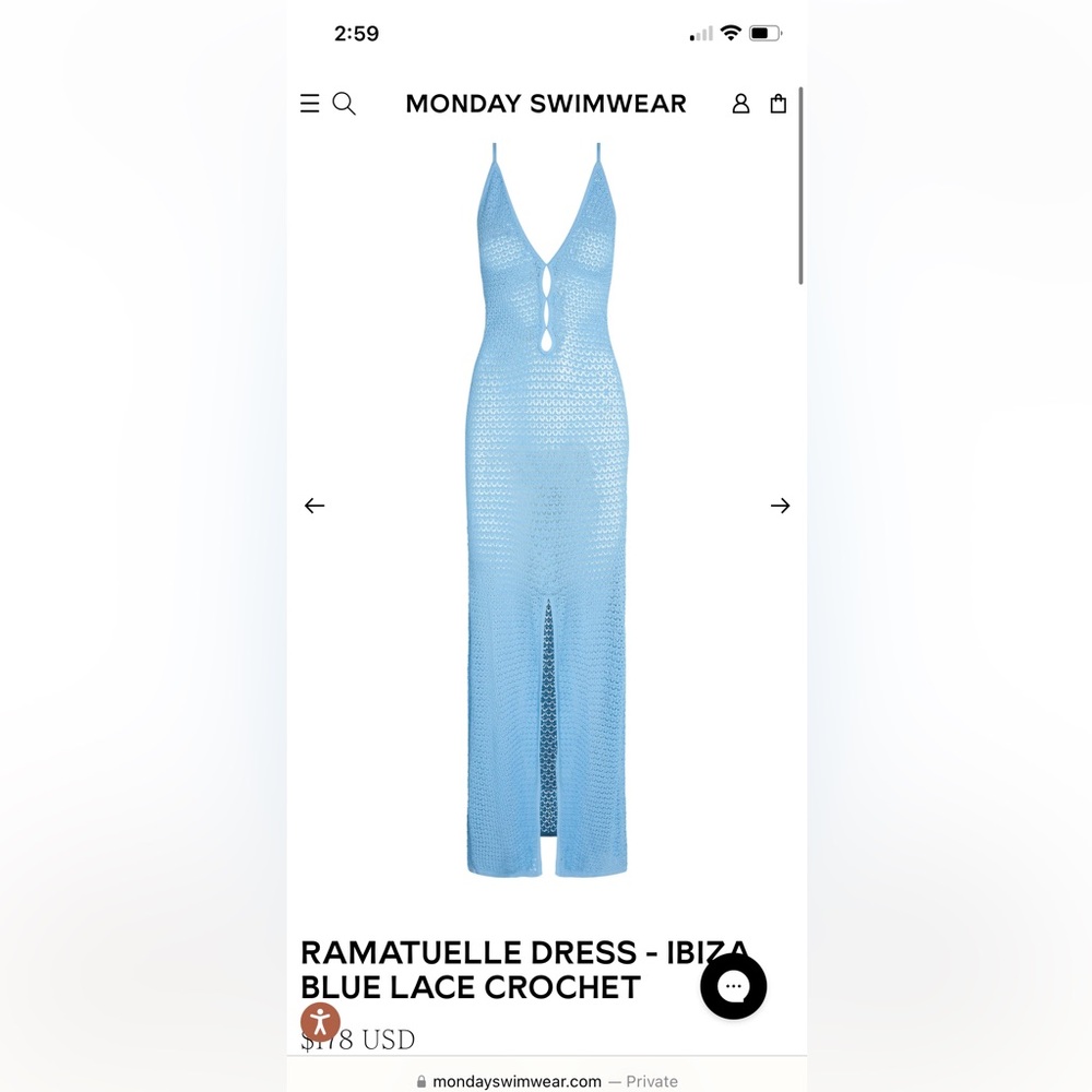 Monday Swimwear Ramatuelle Dress 12-14